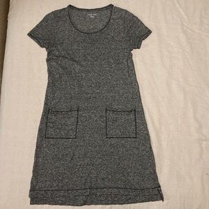 Eileen Fisher Gray‎ Knit Midi Dress